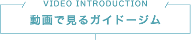 動画で見るガイドージム